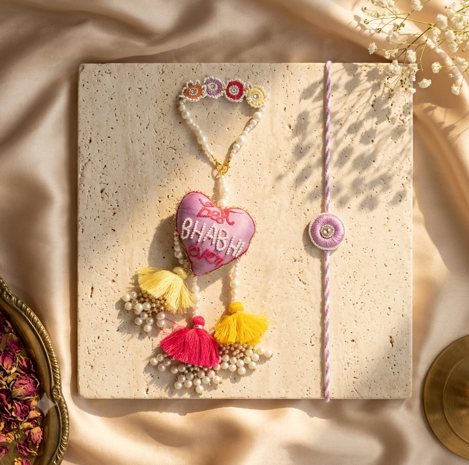 Best Bhabhi Rakhi and Lumba Set
