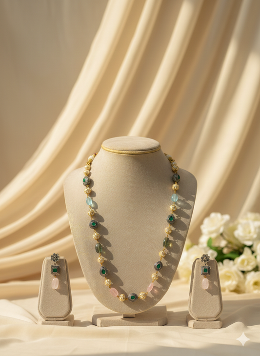 Royal Mala (Blue-Green-Pink)
