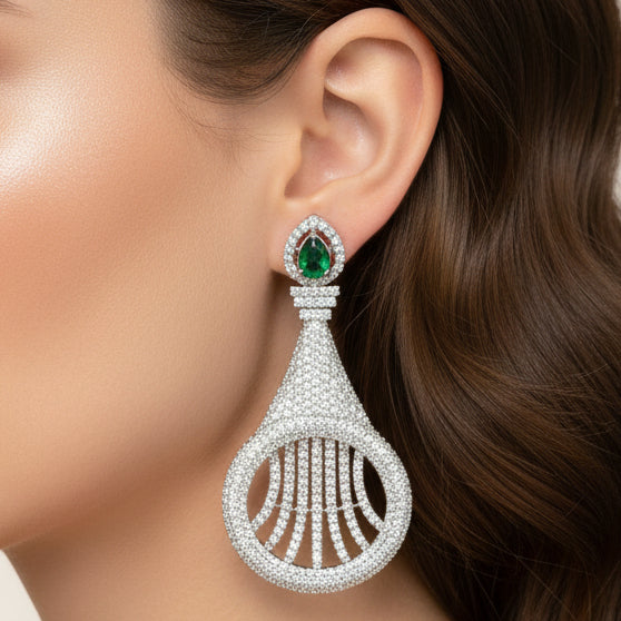 Alra AD earrings (Green)