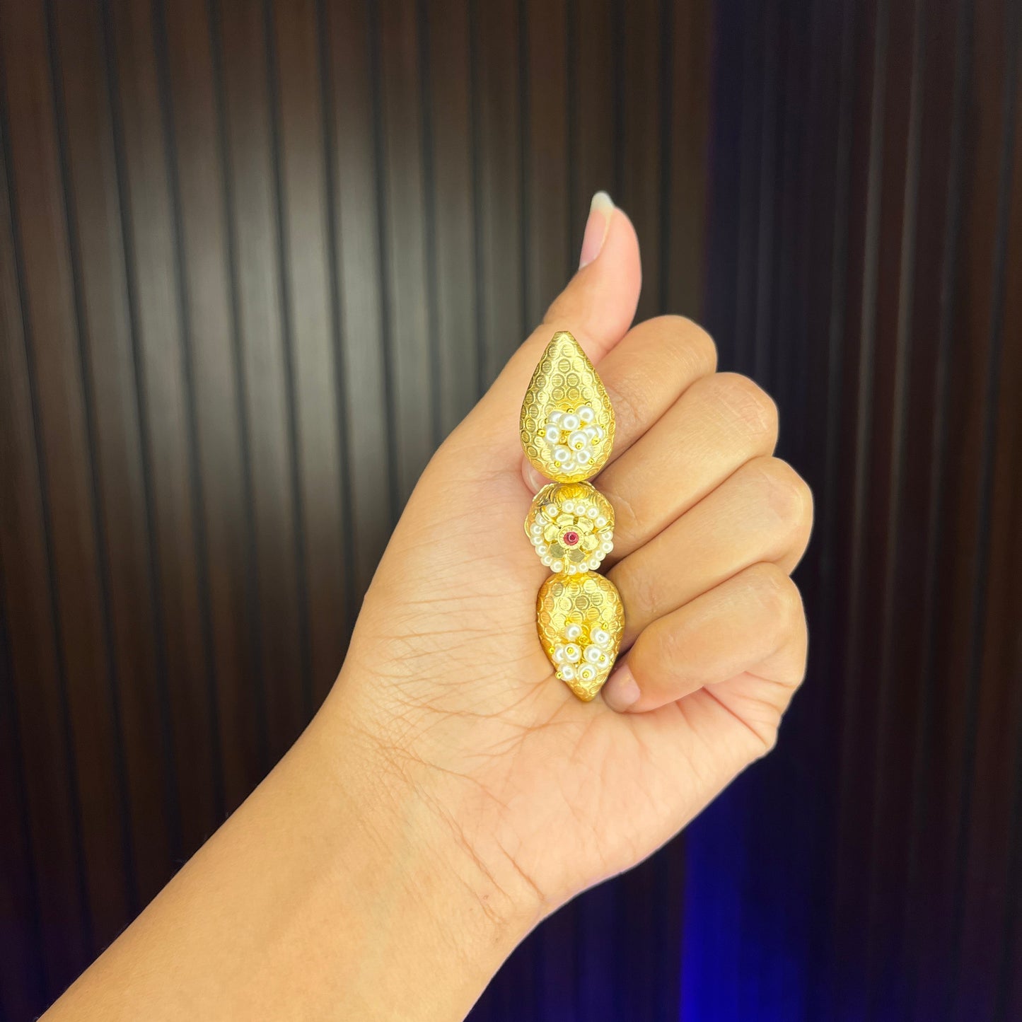 Sia Adjustable Kashmiri Ring